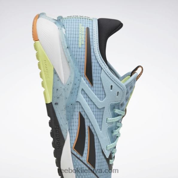 Reebok nano x2 tr adventure moteriški treniruočių bateliai FTYF8373 mėlynas perlas / šalta pilka / šerdis juoda