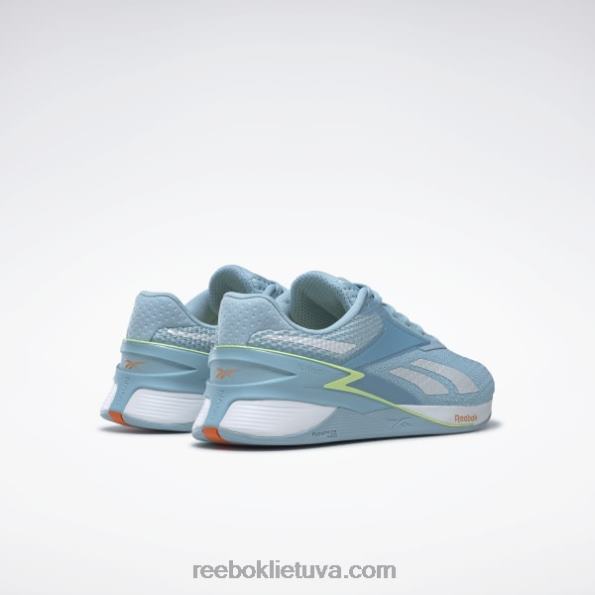 Reebok nano x3 moteriški batai FTYF8113 mėlynas perlas / energijos švytėjimas / persikų pūkelis s23-r