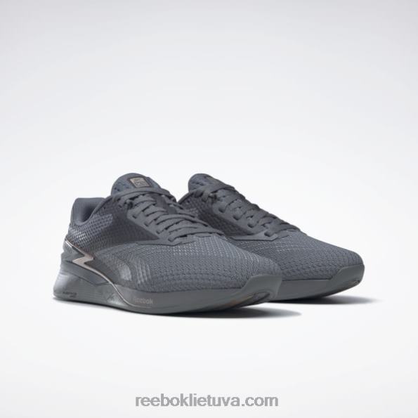 Reebok nano x3 moteriški batai FTYF818 gryna pilka 6/gryna pilka 7/taupe met s23