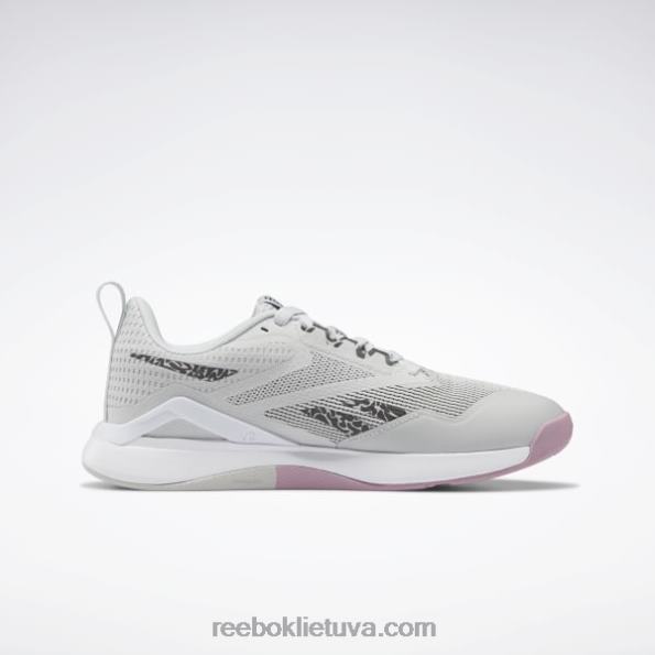 Reebok nanoflex tr 2.0 moteriški treniruočių bateliai FTYF8161 grynai pilka 2 / ftwr balta / šerdis juoda