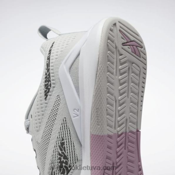 Reebok nanoflex tr 2.0 moteriški treniruočių bateliai FTYF8161 grynai pilka 2 / ftwr balta / šerdis juoda
