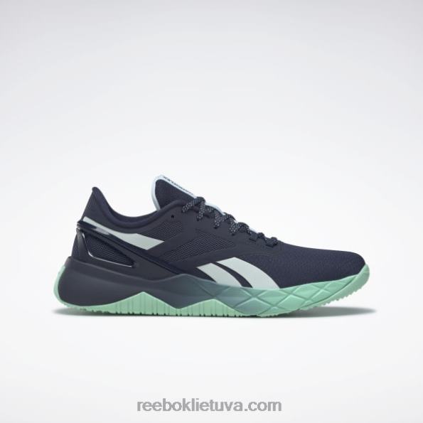 Reebok nanoflex tr moteriški treniruočių bateliai FTYF8469 vektorinis tamsiai mėlynas / opalinis švytėjimas / užuomina mėtų