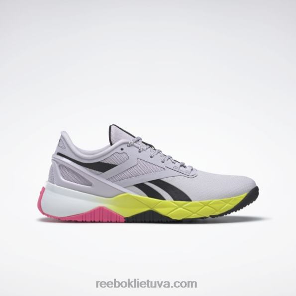 Reebok nanoflex tr moteriški treniruočių bateliai FTYF8470 kvarco švytėjimas / šerdis juoda / atominė rožinė