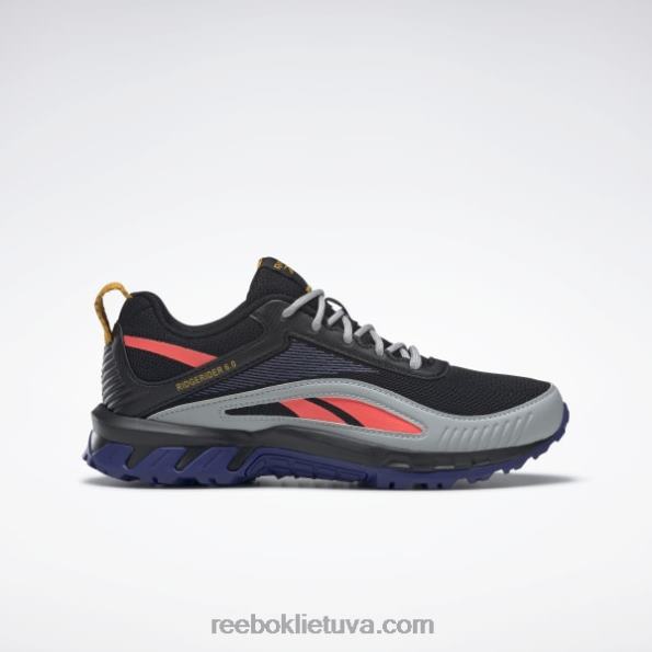 Reebok ridgerider 6 batai FTYF8232 šerdis juoda/ryškiai violetinė/oranžinė blykstė moterys