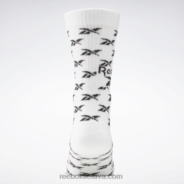 Reebok Klasikinės sulankstomos įgulos kojinės 3 poros FTYF81003 baltas