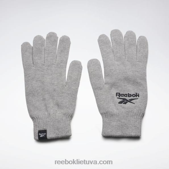 Reebok sportinės prekės ženklo pirštinės FTYF81020 vidutinio pilkumo viržiai