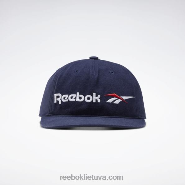 Reebok klasikinė vektorinė plokščia piko skrybėlė FTYF81009 vektorinis laivynas
