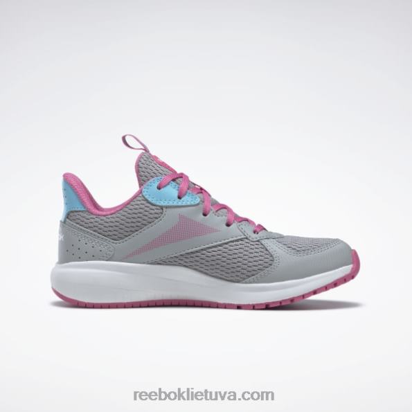 Reebok road supreme 4 batai - ikimokyklinis FTYF81441 gryna pilka 3 / tikroji rožinė / skaitmeninė mėlyna vaikai