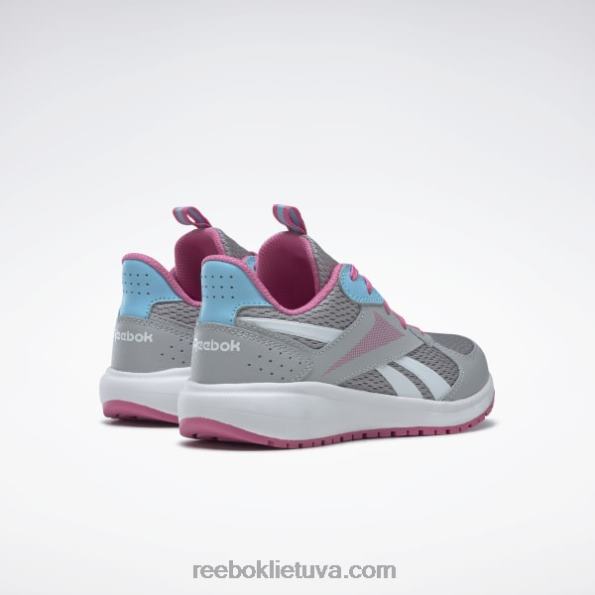 Reebok road supreme 4 batai - ikimokyklinis FTYF81441 gryna pilka 3 / tikroji rožinė / skaitmeninė mėlyna vaikai