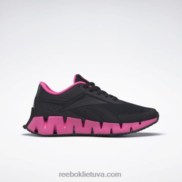 Reebok zig dynamica 2 batai - klasės mokykla FTYF81371 šerdis juoda/atominė rožinė vaikai