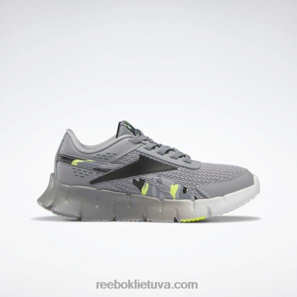 Reebok zig dynamica 2 batai - ikimokyklinis FTYF81382 šalta pilka 4/šerdis juoda/rūgštus geltona vaikai