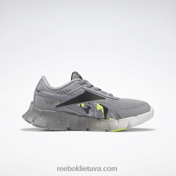 Reebok zig dynamica 2 batai - ikimokyklinis FTYF81382 šalta pilka 4/šerdis juoda/rūgštus geltona vaikai