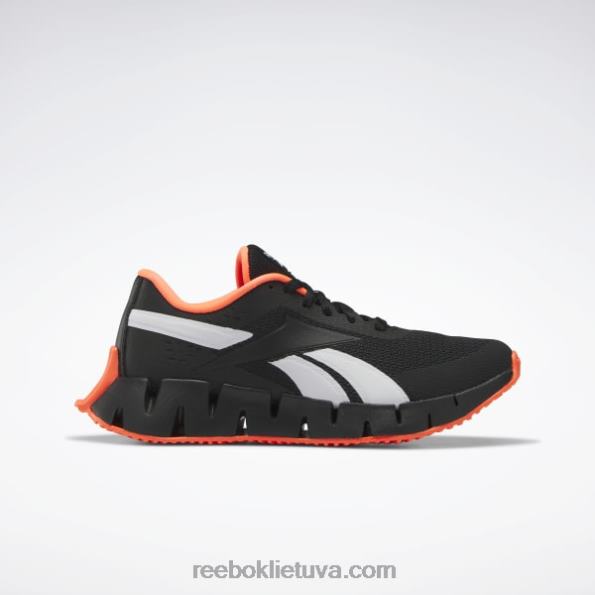 Reebok zig dynamica 2 batai - klasės mokykla FTYF81374 šerdis juoda/oranžinė blykstė/ftwr balta vaikai