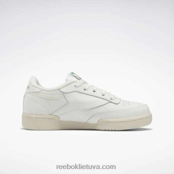 Reebok club c batai – ikimokykliniai FTYF81411 kreida/glen žalia vaikai