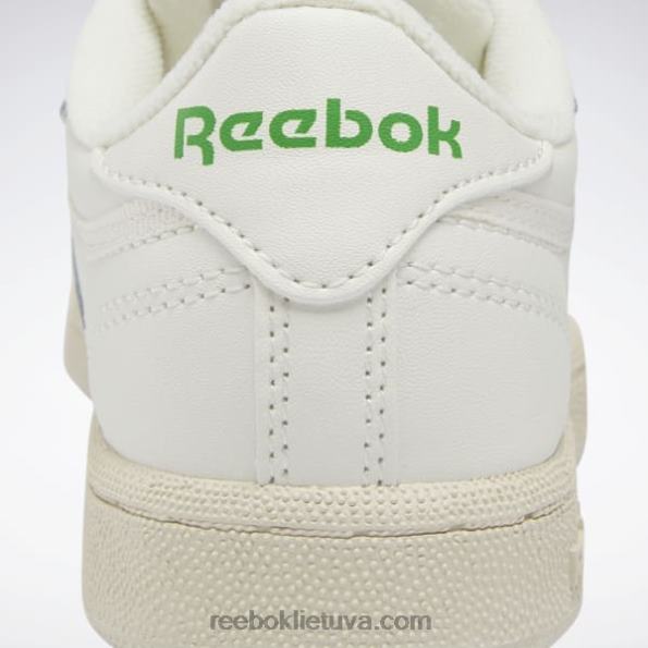 Reebok club c batai – ikimokykliniai FTYF81411 kreida/glen žalia vaikai