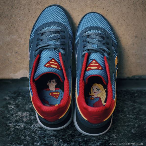 Reebok dc klasikiniai odiniai batai - mokykla FTYF81390 optimistiška mėlyna / raudona / miglota geltona vaikai