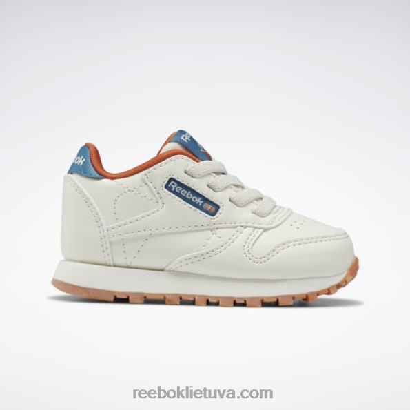 Reebok klasikiniai odiniai batai - bamblys FTYF81387 kreida/plieninis mėlynas s23-r vaikai