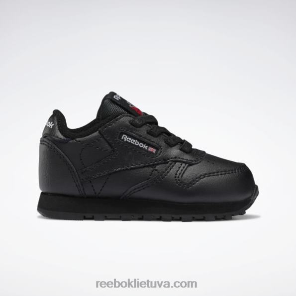 Reebok klasikiniai odiniai batai - bamblys FTYF81393 šerdis juoda vaikai