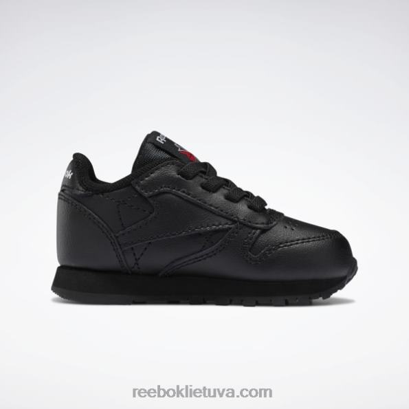 Reebok klasikiniai odiniai batai - bamblys FTYF81393 šerdis juoda vaikai