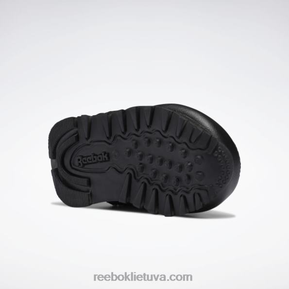 Reebok klasikiniai odiniai batai - bamblys FTYF81393 šerdis juoda vaikai