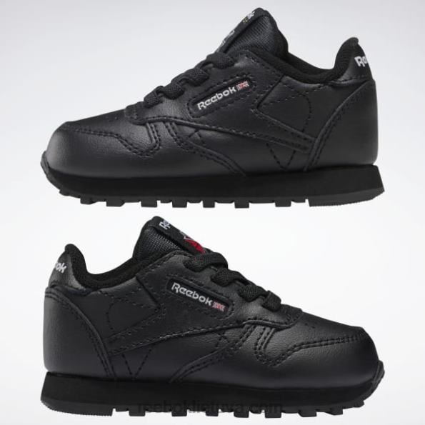 Reebok klasikiniai odiniai batai - bamblys FTYF81393 šerdis juoda vaikai