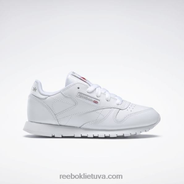 Reebok klasikiniai odiniai batai – ikimokykliniai FTYF81385 baltas vaikai