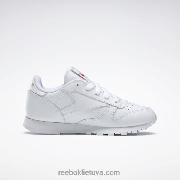 Reebok klasikiniai odiniai batai – ikimokykliniai FTYF81385 baltas vaikai