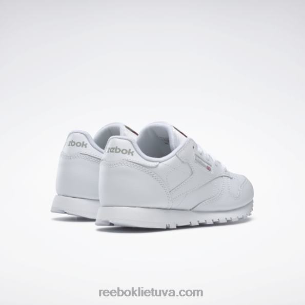 Reebok klasikiniai odiniai batai – ikimokykliniai FTYF81385 baltas vaikai