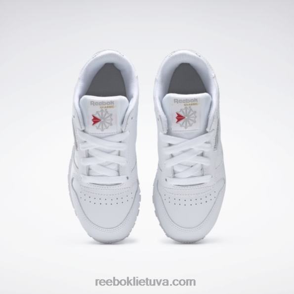 Reebok klasikiniai odiniai batai – ikimokykliniai FTYF81385 baltas vaikai