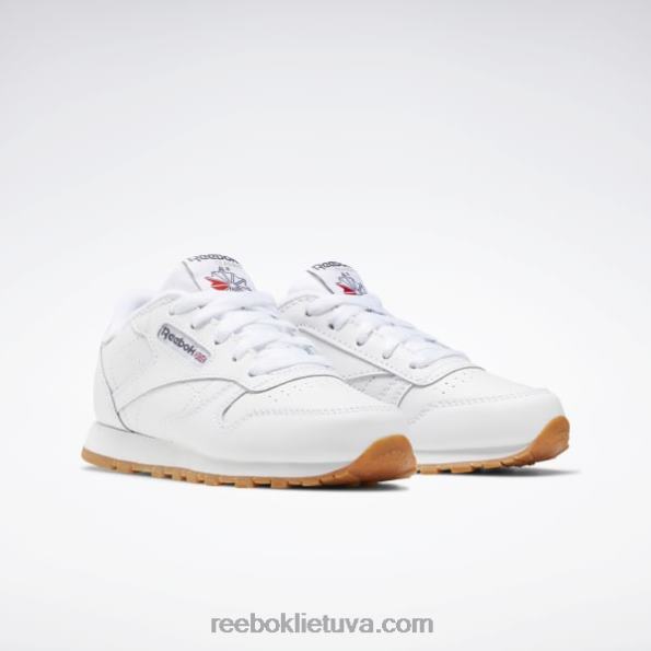 Reebok klasikiniai odiniai batai – ikimokykliniai FTYF81408 keli vaikai