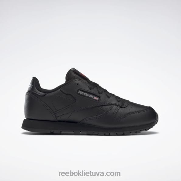 Reebok klasikiniai odiniai batai – ikimokykliniai FTYF81447 juodas vaikai