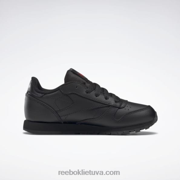 Reebok klasikiniai odiniai batai – ikimokykliniai FTYF81447 juodas vaikai