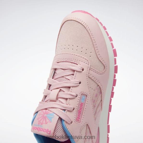 Reebok klasikiniai odiniai step 'n' flash batai - ikimokyklinis FTYF81451 rožinis švytėjimas / atominė rožinė vaikai
