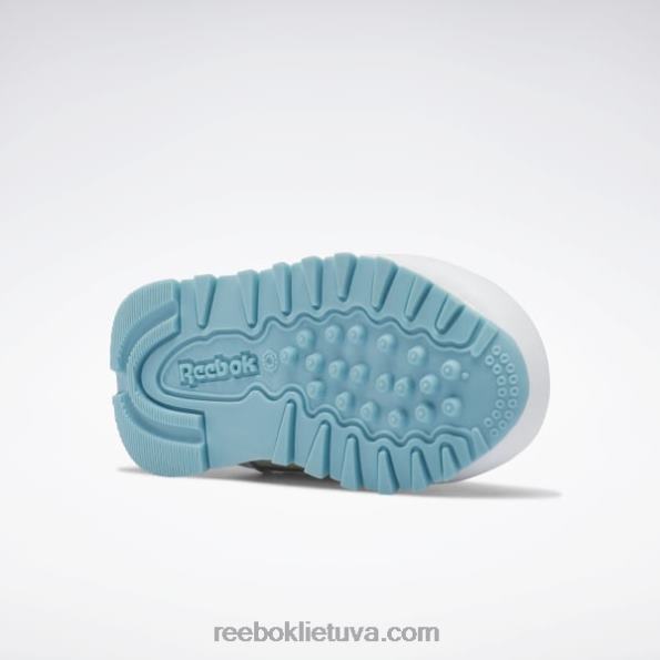 Reebok klasikiniai odiniai step 'n' flash bateliai - mažyliui FTYF81384 ftwr balta / skaitmeninė mėlyna vaikai