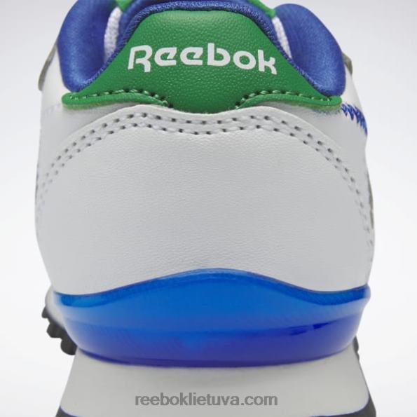 Reebok klasikiniai odiniai step 'n' flash bateliai - mažyliui FTYF81392 ftwr balta / vektorinė mėlyna vaikai