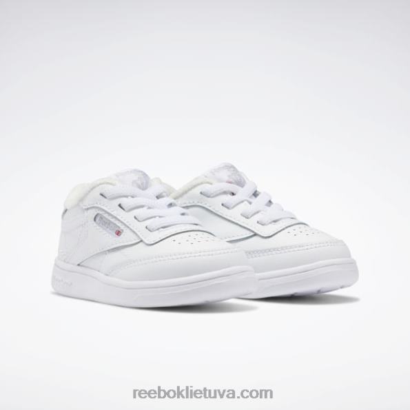 Reebok klubo c batai - bamblys FTYF81400 ftwr baltas vaikai