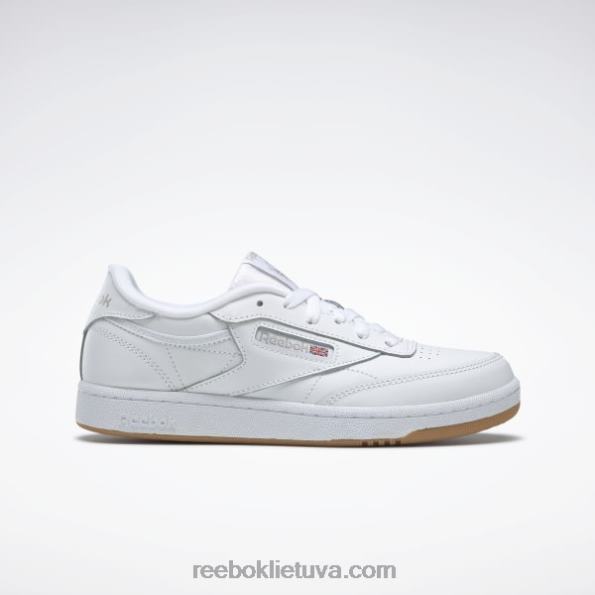 Reebok klubo c batai - klasės mokykla FTYF81391 balta/guma vaikai