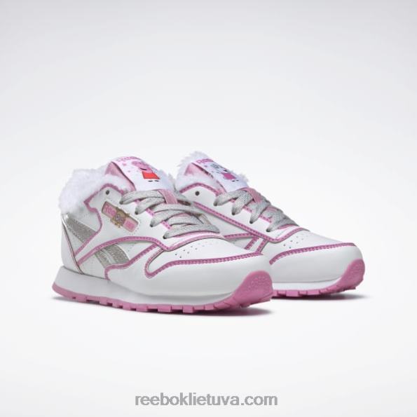 Reebok peppa pig klasikiniai odiniai batai - ikimokyklinis FTYF81443 ftwr balta/icono pink vaikai