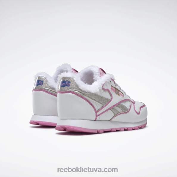 Reebok peppa pig klasikiniai odiniai batai - ikimokyklinis FTYF81443 ftwr balta/icono pink vaikai