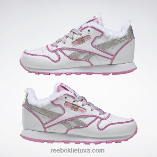 Reebok peppa pig klasikiniai odiniai batai - ikimokyklinis FTYF81443 ftwr balta/icono pink vaikai
