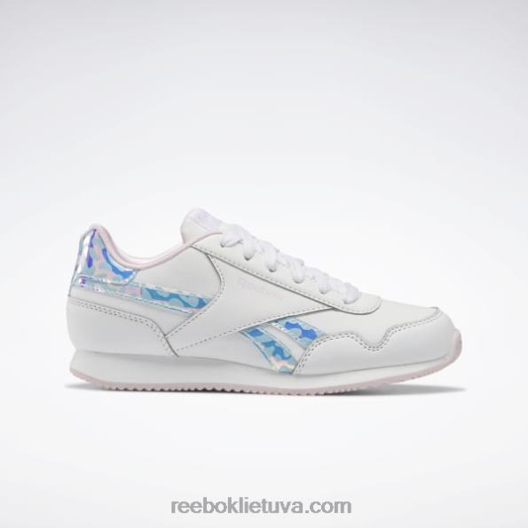 Reebok royal classic jog 3 bateliai - ikimokyklinis FTYF81446 ftwr balta / pikselių rožinė vaikai