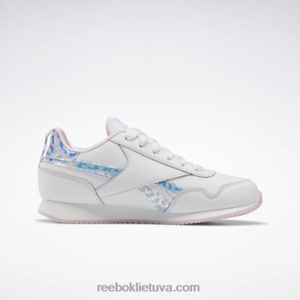Reebok royal classic jog 3 bateliai - ikimokyklinis FTYF81446 ftwr balta / pikselių rožinė vaikai