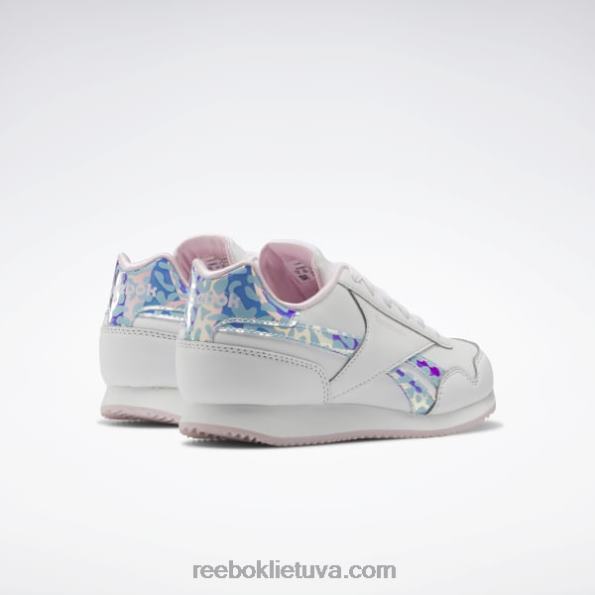 Reebok royal classic jog 3 bateliai - ikimokyklinis FTYF81446 ftwr balta / pikselių rožinė vaikai