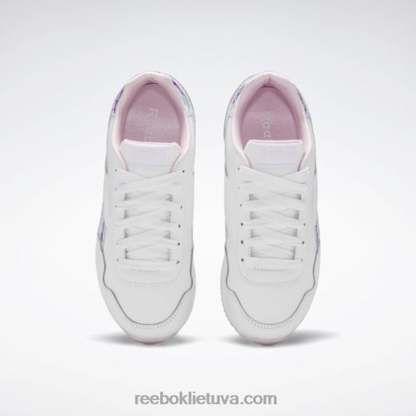 Reebok royal classic jog 3 bateliai - ikimokyklinis FTYF81446 ftwr balta / pikselių rožinė vaikai