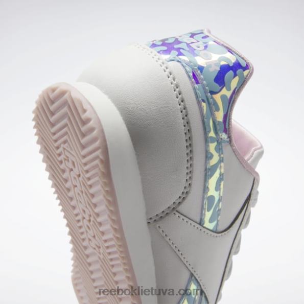 Reebok royal classic jog 3 bateliai - ikimokyklinis FTYF81446 ftwr balta / pikselių rožinė vaikai