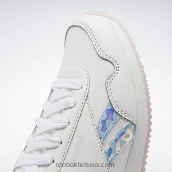 Reebok royal classic jog 3 bateliai - ikimokyklinis FTYF81446 ftwr balta / pikselių rožinė vaikai