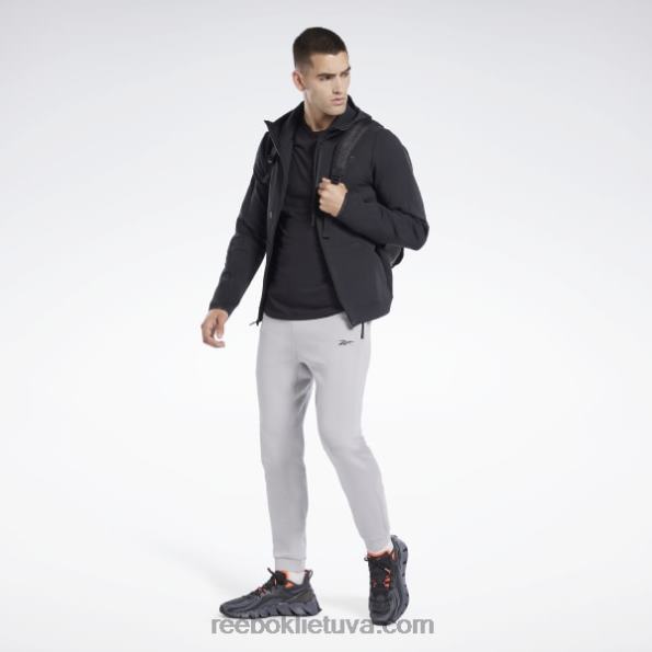 Reebok Dreamblend džemperis su užtrauktuku FTYF81255 juodas vyrų