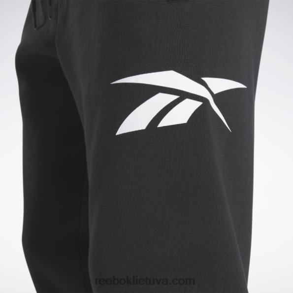 Reebok klasikinės firmos išdidžios kelnės FTYF81140 juoda/kreida vyrų