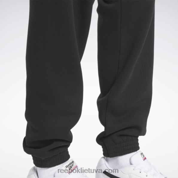 Reebok klasikinės firmos išdidžios kelnės FTYF81140 juoda/kreida vyrų