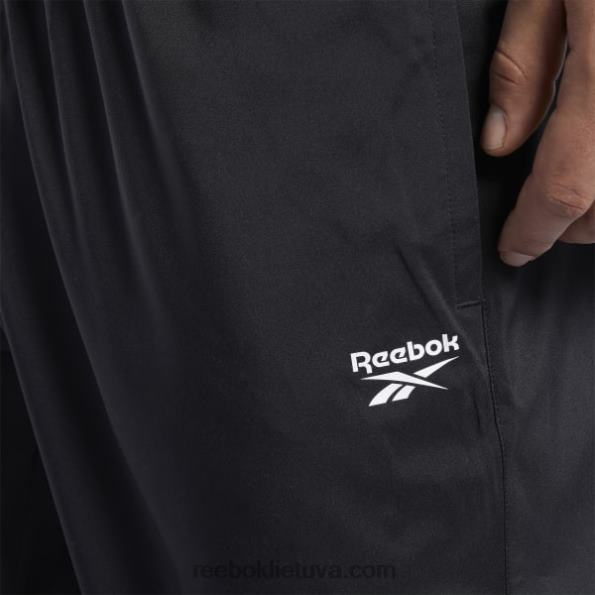 Reebok treniruočių reikmenys, austos kelnės be pamušalo FTYF81065 juodas vyrų